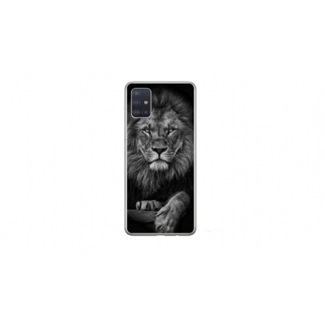 Husa personalizata tip carcasa HQPrint pentru Samsung Galaxy A51, model Lion 2, multicolor, S1D1M0117