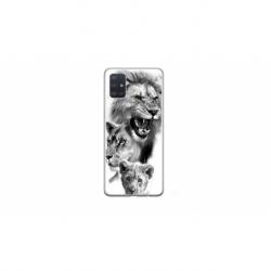 Husa personalizata tip carcasa HQPrint pentru Samsung Galaxy A51, model Lion 3, multicolor, S1D1M0118