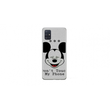 Husa personalizata tip carcasa HQPrint pentru Samsung Galaxy A51, model Dont Touch my Phone 3, multicolor, S1D1M0123