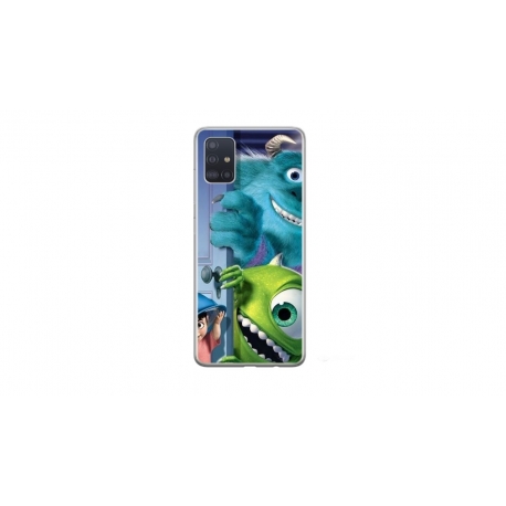 Husa personalizata tip carcasa HQPrint pentru Samsung Galaxy A51, model Monster INC, multicolor, S1D1M0127