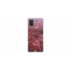 Husa personalizata tip carcasa HQPrint pentru Samsung Galaxy A51, model Pink Sky, multicolor, S1D1M0129