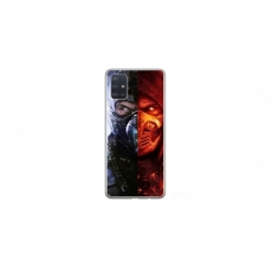 Husa personalizata tip carcasa HQPrint pentru Samsung Galaxy A51, model Mortal Kombat, multicolor, S1D1M0130