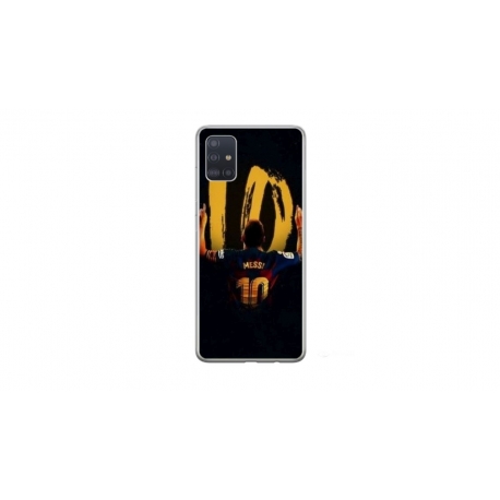 Husa personalizata tip carcasa HQPrint pentru Samsung Galaxy A51, model Messi 2, multicolor, S1D1M0134