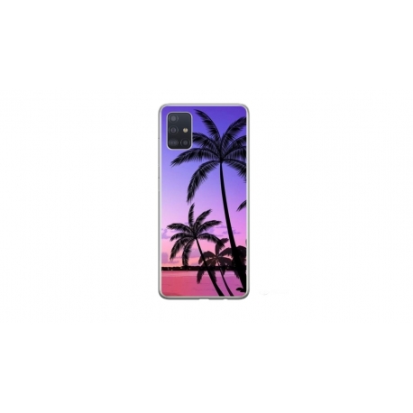 Husa personalizata tip carcasa HQPrint pentru Samsung Galaxy A51, model Beach View 2, multicolor, S1D1M0137