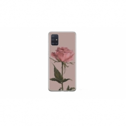 Husa personalizata tip carcasa HQPrint pentru Samsung Galaxy A51, model Flowers 8, multicolor, S1D1M0141