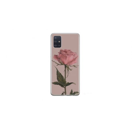 Husa personalizata tip carcasa HQPrint pentru Samsung Galaxy A51, model Flowers 8, multicolor, S1D1M0141