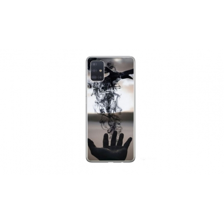 Husa personalizata tip carcasa HQPrint pentru Samsung Galaxy A51, model Black Magic, multicolor, S1D1M0152