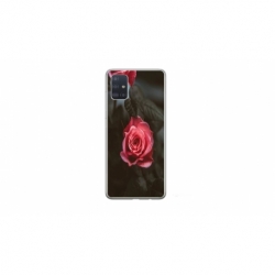 Husa personalizata tip carcasa HQPrint pentru Samsung Galaxy A51, model Flowers 11, multicolor, S1D1M0156