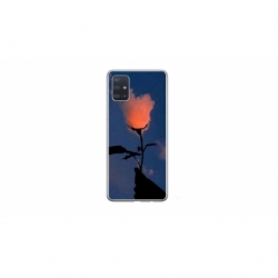 Husa personalizata tip carcasa HQPrint pentru Samsung Galaxy A51, model Sky Flower, multicolor, S1D1M0159