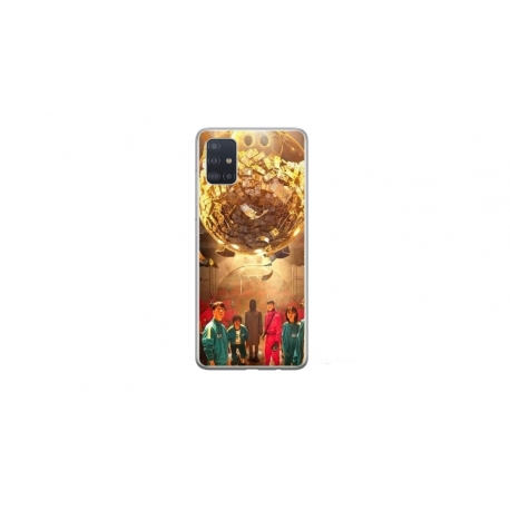 Husa personalizata tip carcasa HQPrint pentru Samsung Galaxy A51, model Squid Game 11, multicolor, S1D1M0183