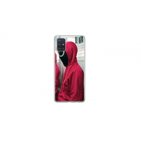 Husa personalizata tip carcasa HQPrint pentru Samsung Galaxy A51, model Squid Game 14, multicolor, S1D1M0186