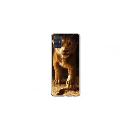 Husa personalizata tip carcasa HQPrint pentru Samsung Galaxy A51, model Lion King 2, multicolor, S1D1M0198