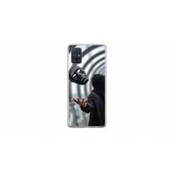 Husa personalizata tip carcasa HQPrint pentru Samsung Galaxy A51, model Mask, multicolor, S1D1M0199