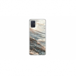 Husa personalizata tip carcasa HQPrint pentru Samsung Galaxy A51, model Ocean Water 1 , multicolor, S1D1M0200
