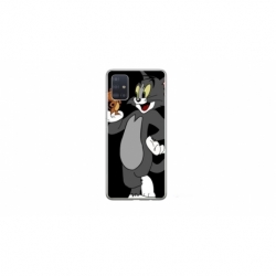 Husa personalizata tip carcasa HQPrint pentru Samsung Galaxy A51, model Tom and Jerry 2, multicolor, S1D1M0204
