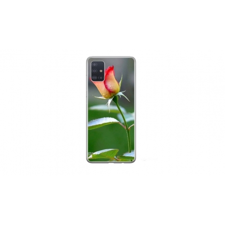 Husa personalizata tip carcasa HQPrint pentru Samsung Galaxy A51, model Flowers 13, multicolor, S1D1M0206