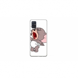 Husa personalizata tip carcasa HQPrint pentru Samsung Galaxy A51, model Tom and Jerry 3, multicolor, S1D1M0207