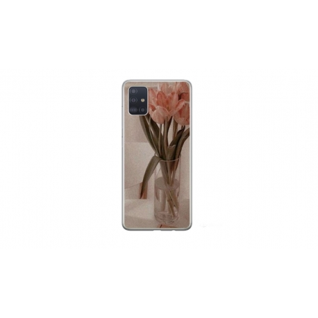 Husa personalizata tip carcasa HQPrint pentru Samsung Galaxy A51, model Flowers 14, multicolor, S1D1M0208