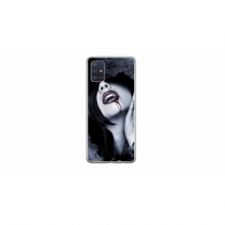 Husa personalizata tip carcasa HQPrint pentru Samsung Galaxy A51, model Vampire, multicolor, S1D1M0210