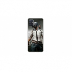 Husa personalizata tip carcasa HQPrint pentru Samsung Galaxy A51, model PUBG 1, multicolor, S1D1M0214