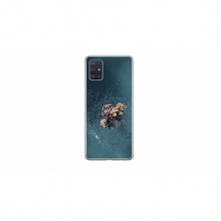 Husa personalizata tip carcasa HQPrint pentru Samsung Galaxy A51, model Flowers 15, multicolor, S1D1M0215