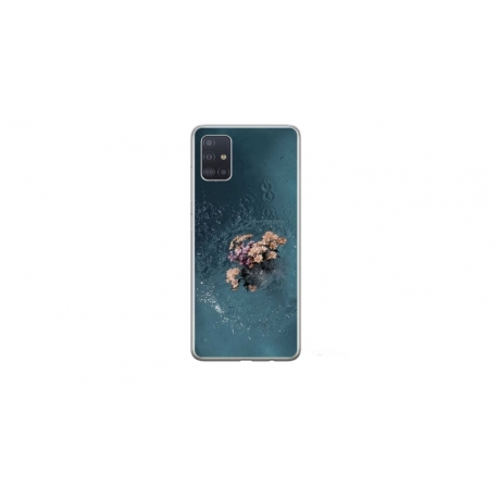 Husa personalizata tip carcasa HQPrint pentru Samsung Galaxy A51, model Flowers 15, multicolor, S1D1M0215