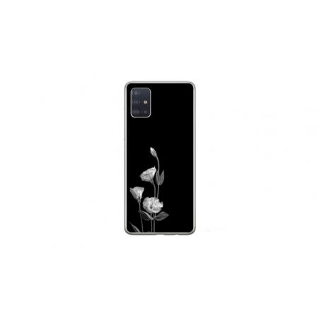 Husa personalizata tip carcasa HQPrint pentru Samsung Galaxy A51, model Abstract Flowers, multicolor, S1D1M0216