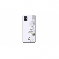 Husa personalizata tip carcasa HQPrint pentru Samsung Galaxy A51, model Flowers 16, multicolor, S1D1M0217