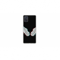 Husa personalizata tip carcasa HQPrint pentru Samsung Galaxy A51, model Angel, multicolor, S1D1M0219