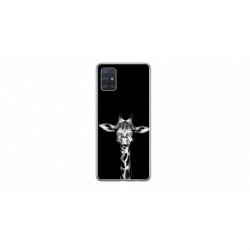 Husa personalizata tip carcasa HQPrint pentru Samsung Galaxy A51, model Giraffe 3, multicolor, S1D1M0222