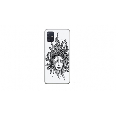 Husa personalizata tip carcasa HQPrint pentru Samsung Galaxy A51, model Medusa 2, multicolor, S1D1M0230