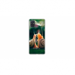 Husa personalizata tip carcasa HQPrint pentru Samsung Galaxy A51, model Snail, multicolor, S1D1M0231