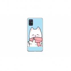 Husa personalizata tip carcasa HQPrint pentru Samsung Galaxy A51, model Cute Puppy, multicolor, S1D1M0232
