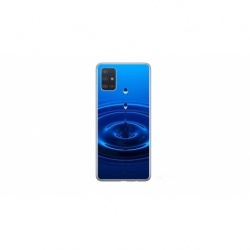 Husa personalizata tip carcasa HQPrint pentru Samsung Galaxy A51, model Picatura, multicolor, S1D1M0240