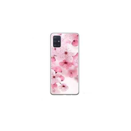 Husa personalizata tip carcasa HQPrint pentru Samsung Galaxy A51, model Flowers 17, multicolor, S1D1M0241