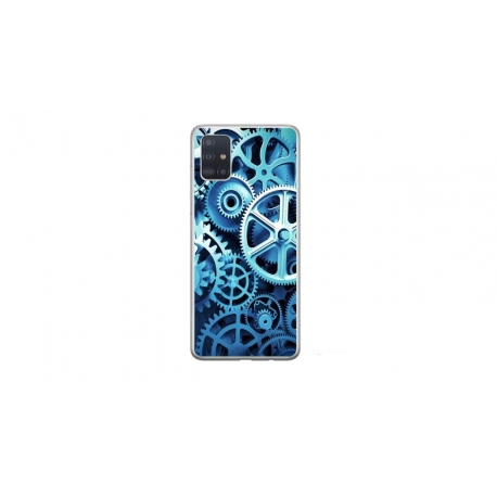 Husa personalizata tip carcasa HQPrint pentru Samsung Galaxy A51, model Clockwork, multicolor, S1D1M0250