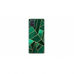 Husa personalizata tip carcasa HQPrint pentru Samsung Galaxy A51, model Emerald, multicolor, S1D1M0287