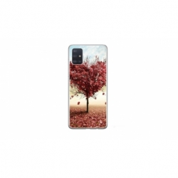 Husa personalizata tip carcasa HQPrint pentru Samsung Galaxy A51, model Heart Tree, multicolor, S1D1M0293