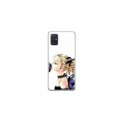 Husa personalizata tip carcasa HQPrint pentru Samsung Galaxy A51, model Butterfly Fairy, multicolor, S1D1M0294