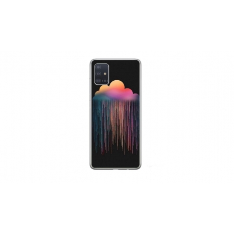 Husa personalizata tip carcasa HQPrint pentru Samsung Galaxy A51, model Colorful 3, multicolor, S1D1M0298