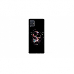 Husa personalizata tip carcasa HQPrint pentru Samsung Galaxy A51, model Colorful 5, multicolor, S1D1M0302
