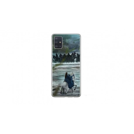 Husa personalizata tip carcasa HQPrint pentru Samsung Galaxy A51, model Brave, multicolor, S1D1M0310