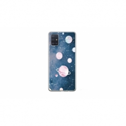Husa personalizata tip carcasa HQPrint pentru Samsung Galaxy A51, model Solar System, multicolor, S1D1M0313
