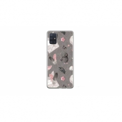 Husa personalizata tip carcasa HQPrint pentru Samsung Galaxy A51, model Abstract 1, multicolor, S1D1M0321