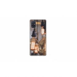 Husa personalizata tip carcasa HQPrint pentru Samsung Galaxy A51, model Lightbulb, multicolor, S1D1M0322