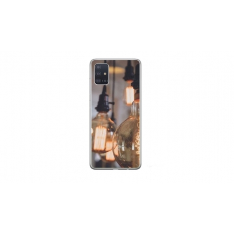 Husa personalizata tip carcasa HQPrint pentru Samsung Galaxy A51, model Lightbulb, multicolor, S1D1M0322
