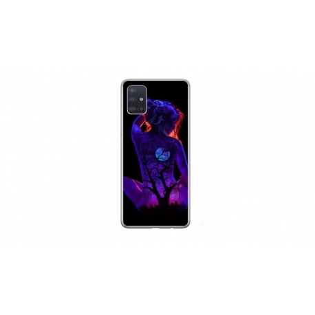 Husa personalizata tip carcasa HQPrint pentru Samsung Galaxy A51, model Colorful 8, multicolor, S1D1M0329