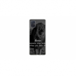 Husa personalizata tip carcasa HQPrint pentru Samsung Galaxy A51, model Quote 2, multicolor, S1D1M0330