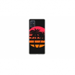 Husa personalizata tip carcasa HQPrint pentru Samsung Galaxy A51, model Beach View 3, multicolor, S1D1M0337