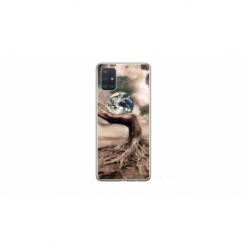 Husa personalizata tip carcasa HQPrint pentru Samsung Galaxy A51, model Abstract 4, multicolor, S1D1M0339